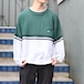 USA VINTAGE BICOLOR POCKET SWEAT SHIRT/アメリカ古着バイカラーポケットスウェット