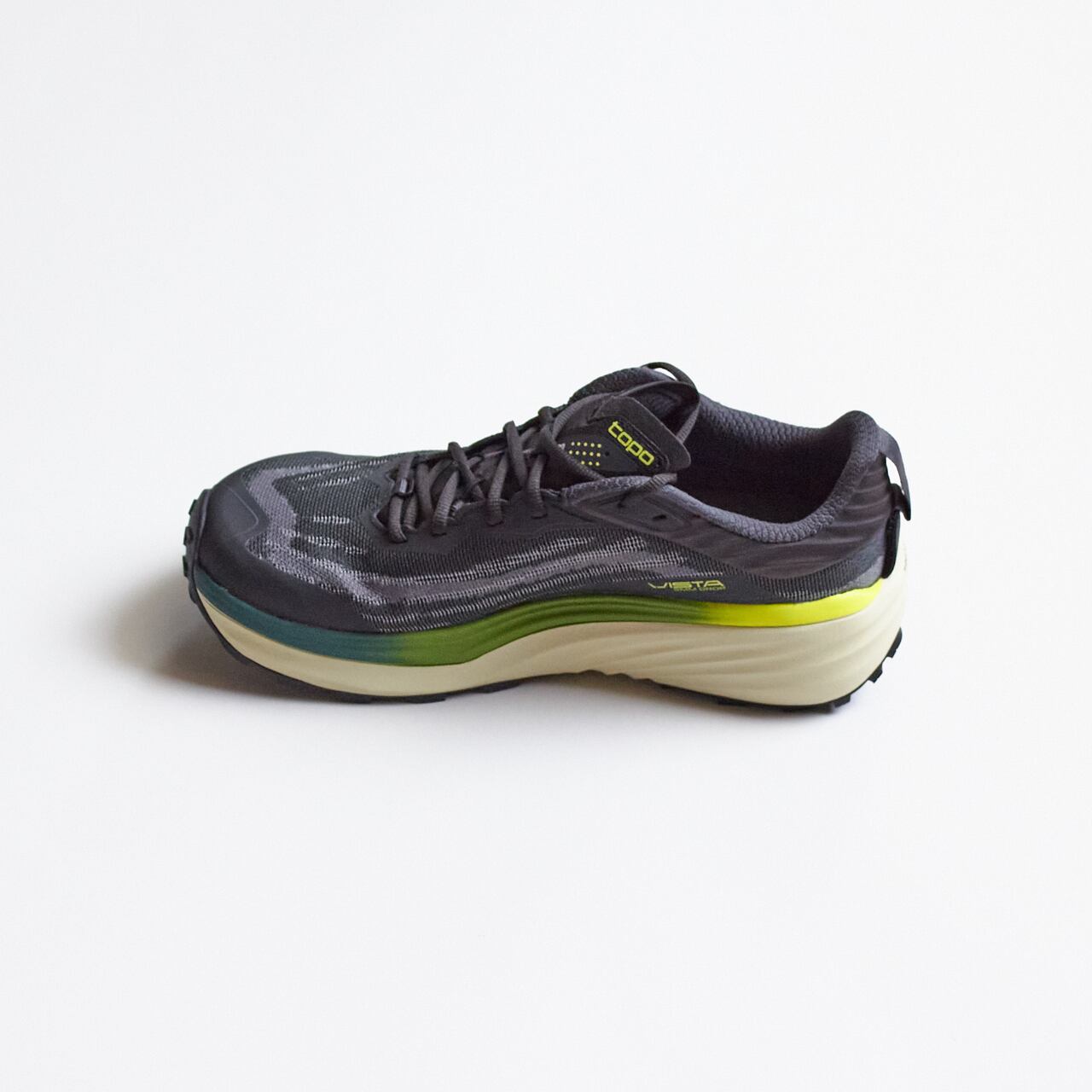 Topo Athletic（トポ アスレチック）VISTA （ビスタ） Black/Lime