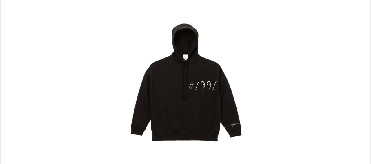 1991 logo bighoodie (BLK)