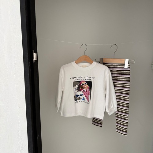 night bebe［取寄］little girl tee 26autumn
