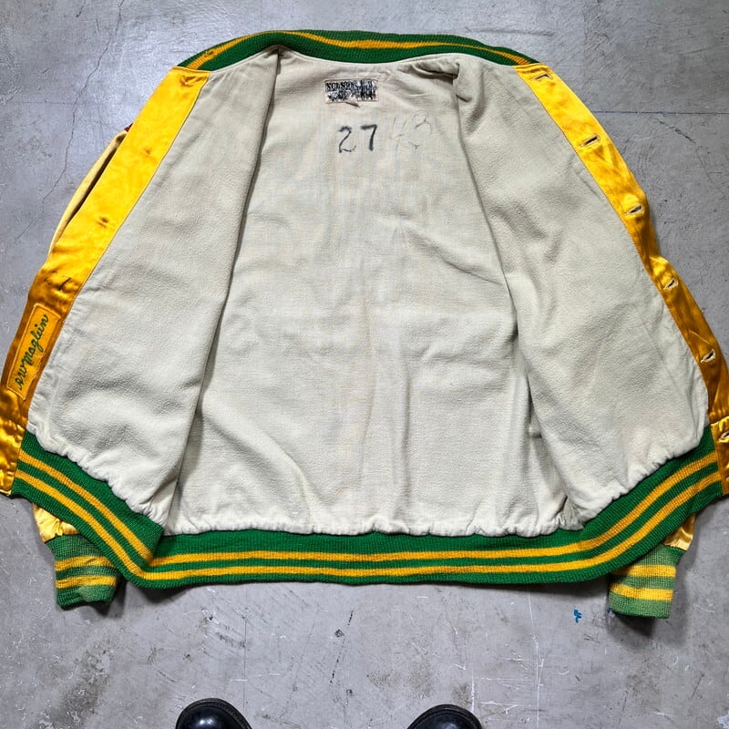 30-40s NELSON KNITTING MILLS サテンスタジャン 30-40s NELSON KNITTING MILLS サテンスタジャン Mitchell