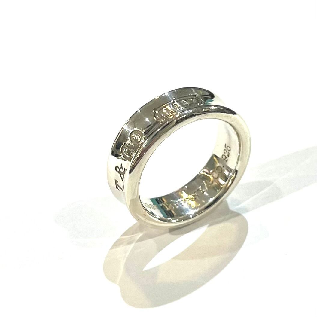 TIFFANY&CO】 【12.5号】2465T&CO ティファニー ナローシルバー925