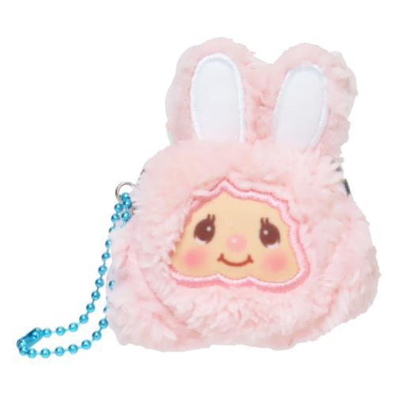 モモンガハウス（猫柄・ピンク）ラビットボア ポーチ 2100円 モモンガ