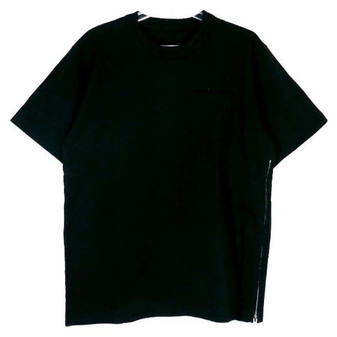sacai SIDE ZIP COTTON T-SHIRT SCM-037 サイズ3 サカイ サイド ジップ 