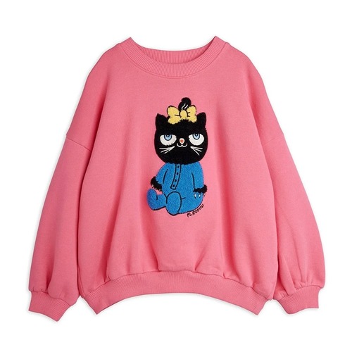 【mini rodini】【26620128】CAT CHENILLE SWEATSHIRT