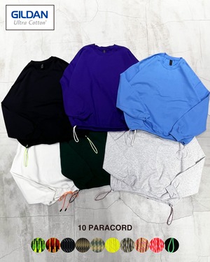 【GILDAN CUSTOM】PARACORD SWEAT SHIRTS (6 BODY COLORS)
