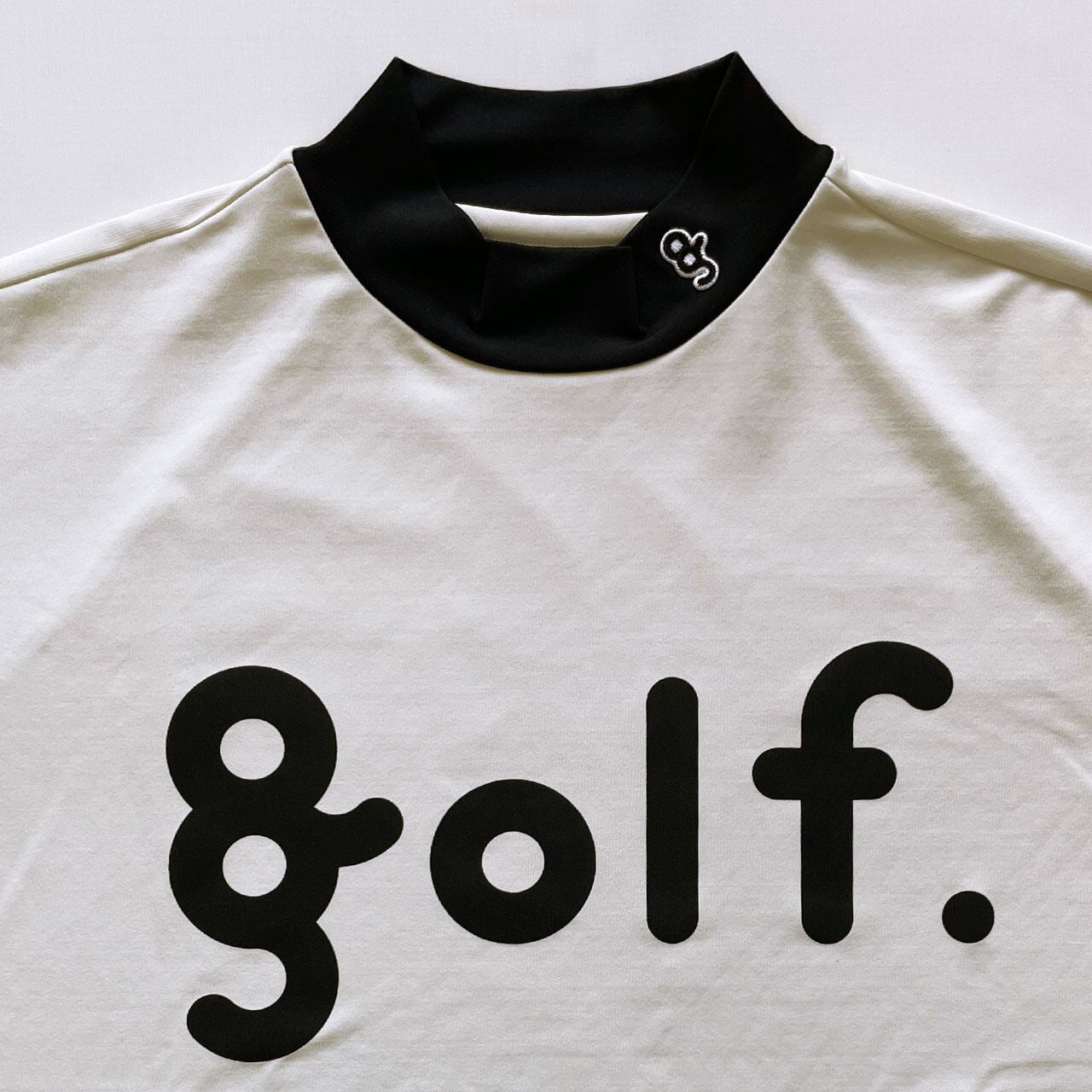 メンズウェア 8g shoot LOGO PRINT MOCK NECK SHIRT M LOGO PRINT MOCK NECK SHIRT -WHITE / BLACK - | 8G SHOOT WEBSTORE