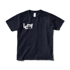 【LCMF】Tシャツ(ネイビー生地・縁なし)
