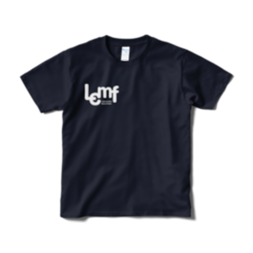 【LCMF】Tシャツ(ネイビー生地・縁なし)