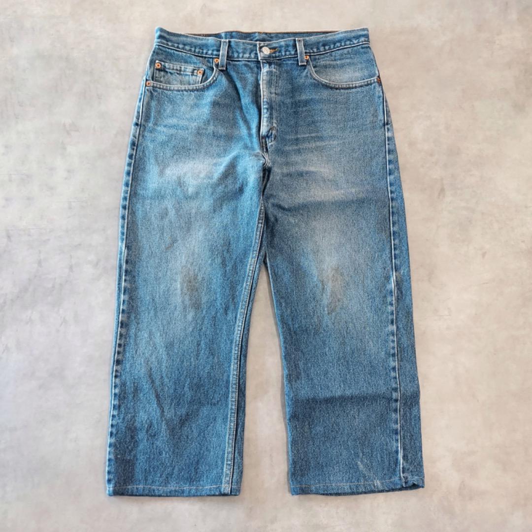 リーバイス505 Levis W34 ブルーデニム 青 90s ヒゲ 15028 | fuufu