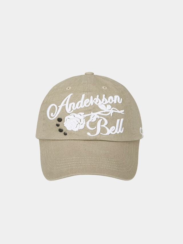 【26SS】ADSB Andersson Bell アンダーソンベル / WASHED RIVETED ROSE CAP