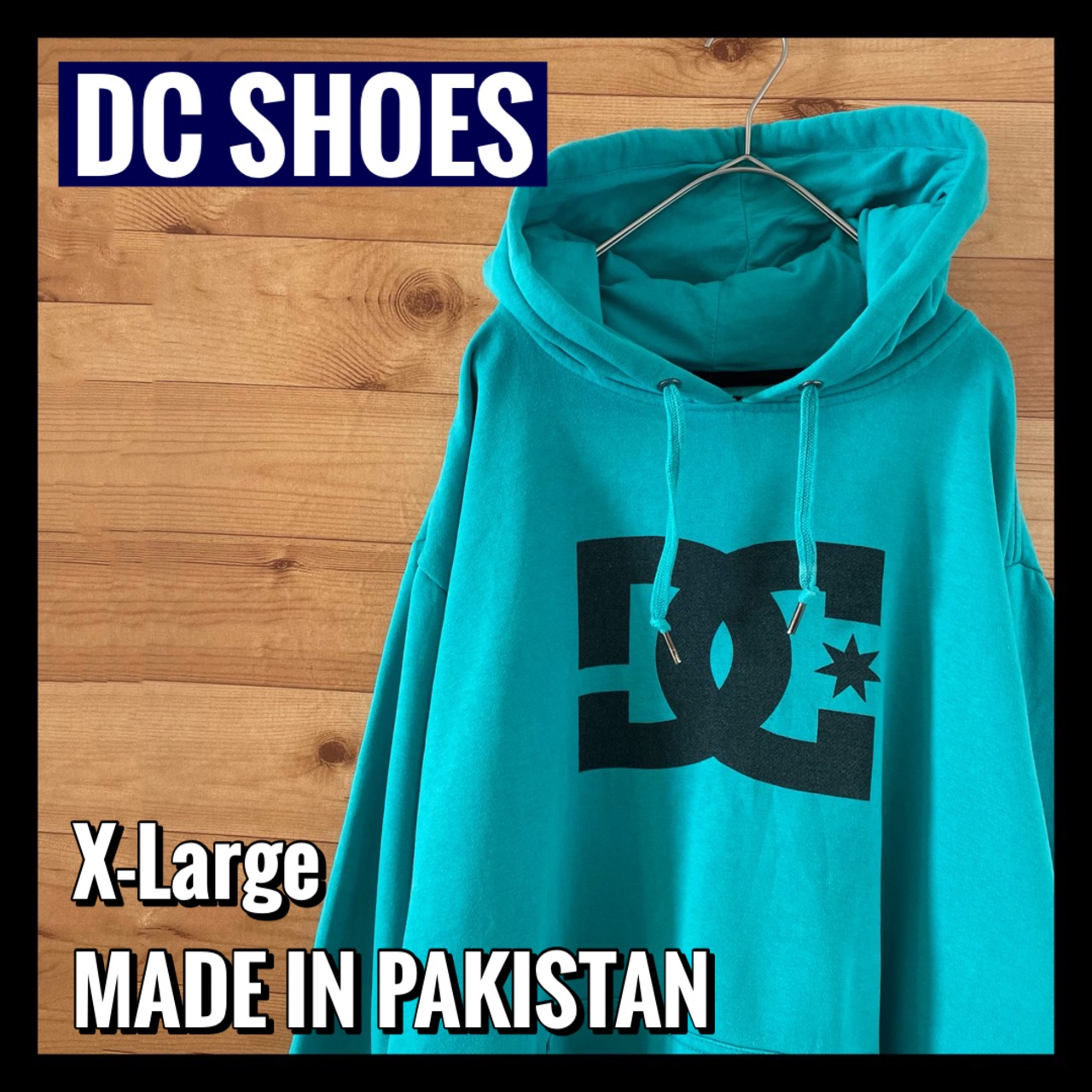 【DC SHOES】プルオーバー  プリント スウェット パーカー  XL アメリカ古着