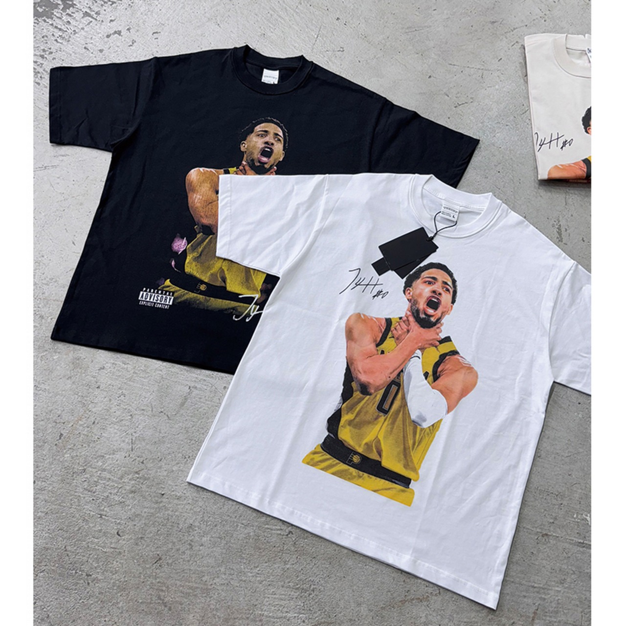 VINTAGE ストリート Haliburton バスケTシャツ T1765