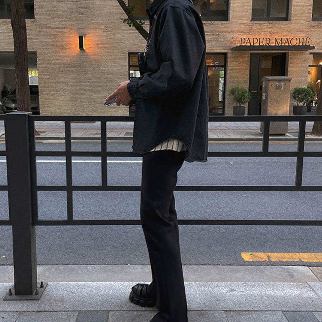 シンプルフレアレッグパンツ　MT0080120