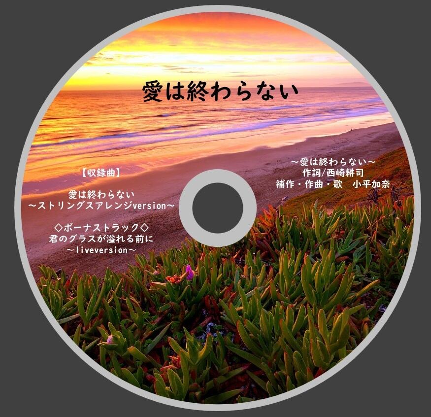 愛は終わらないCD | KANA ODAIRA オフィシャルショップ