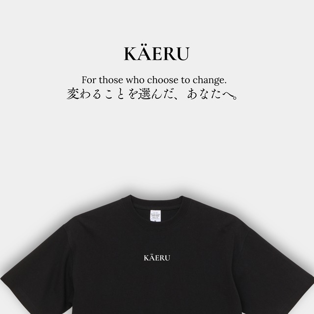 KÄERU　STANDARD LOGO T-SHIRT