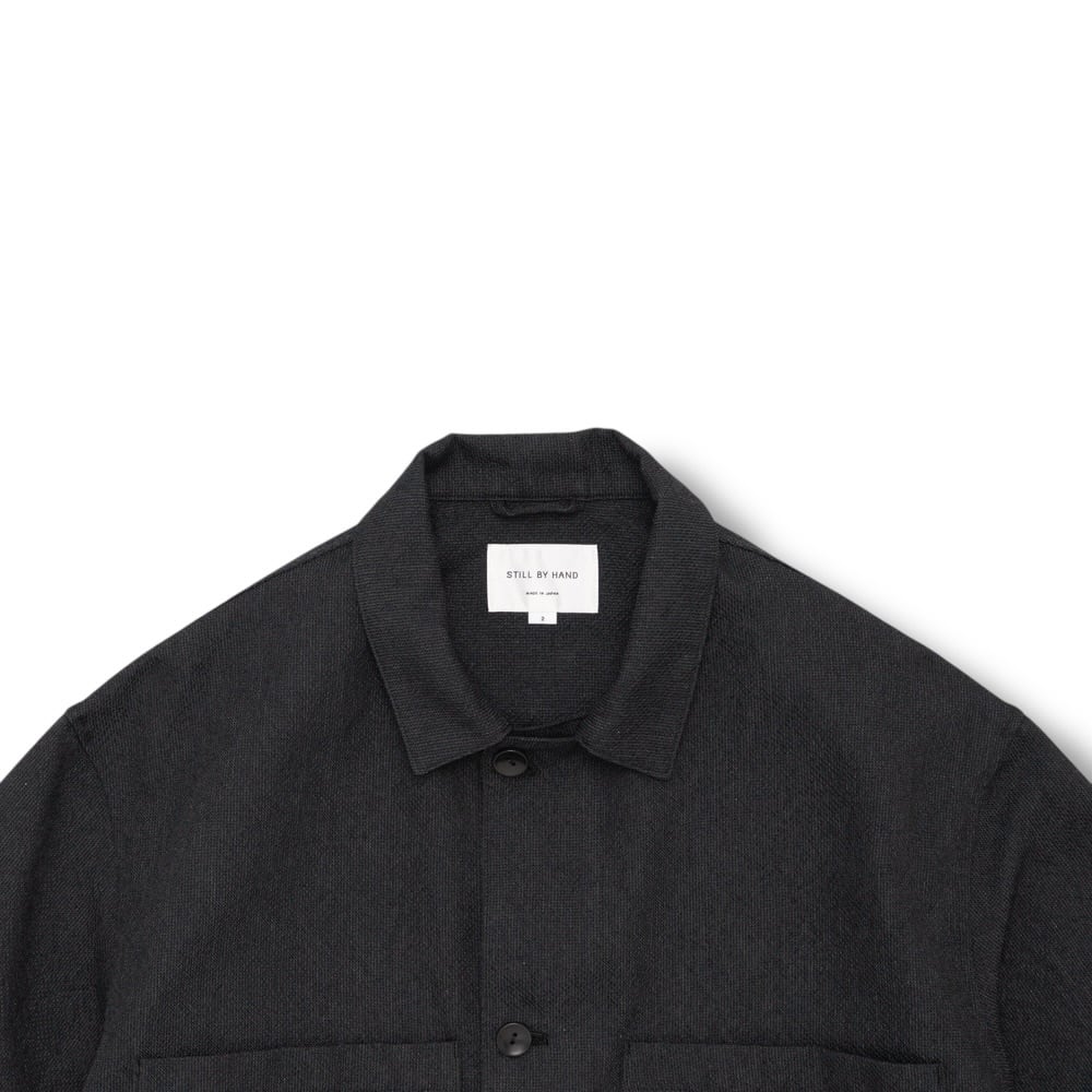 STILL BY HAND -Mixed color shirt jacket- / BL04261 / スティルバイ STILL BY HAND -Mixed color shirt jacket- / BL04261 / スティルバイ