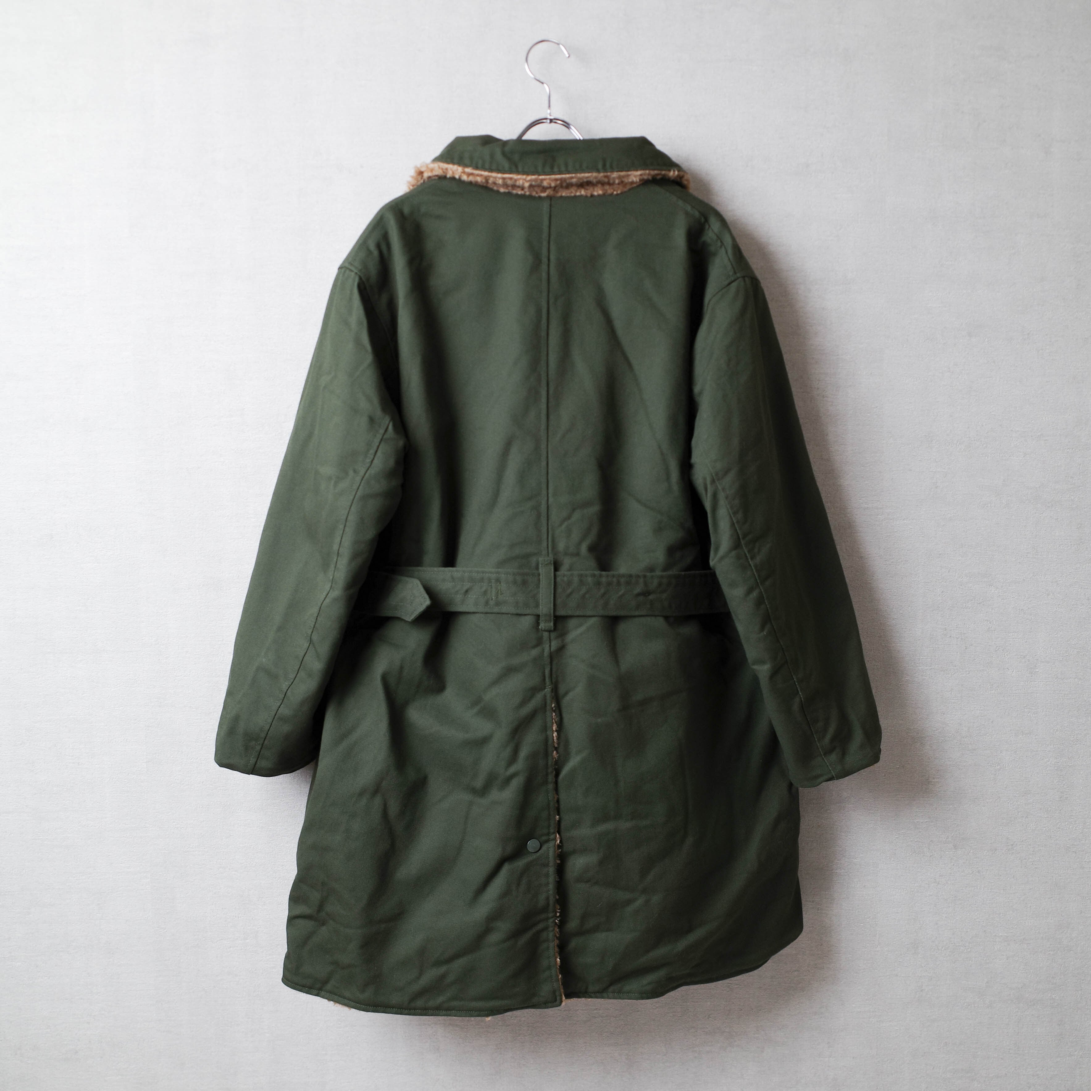 NEW] ENGINEERED GARMENTS SHAWL COLLAR REVERSIBLE COAT OLIVE | double