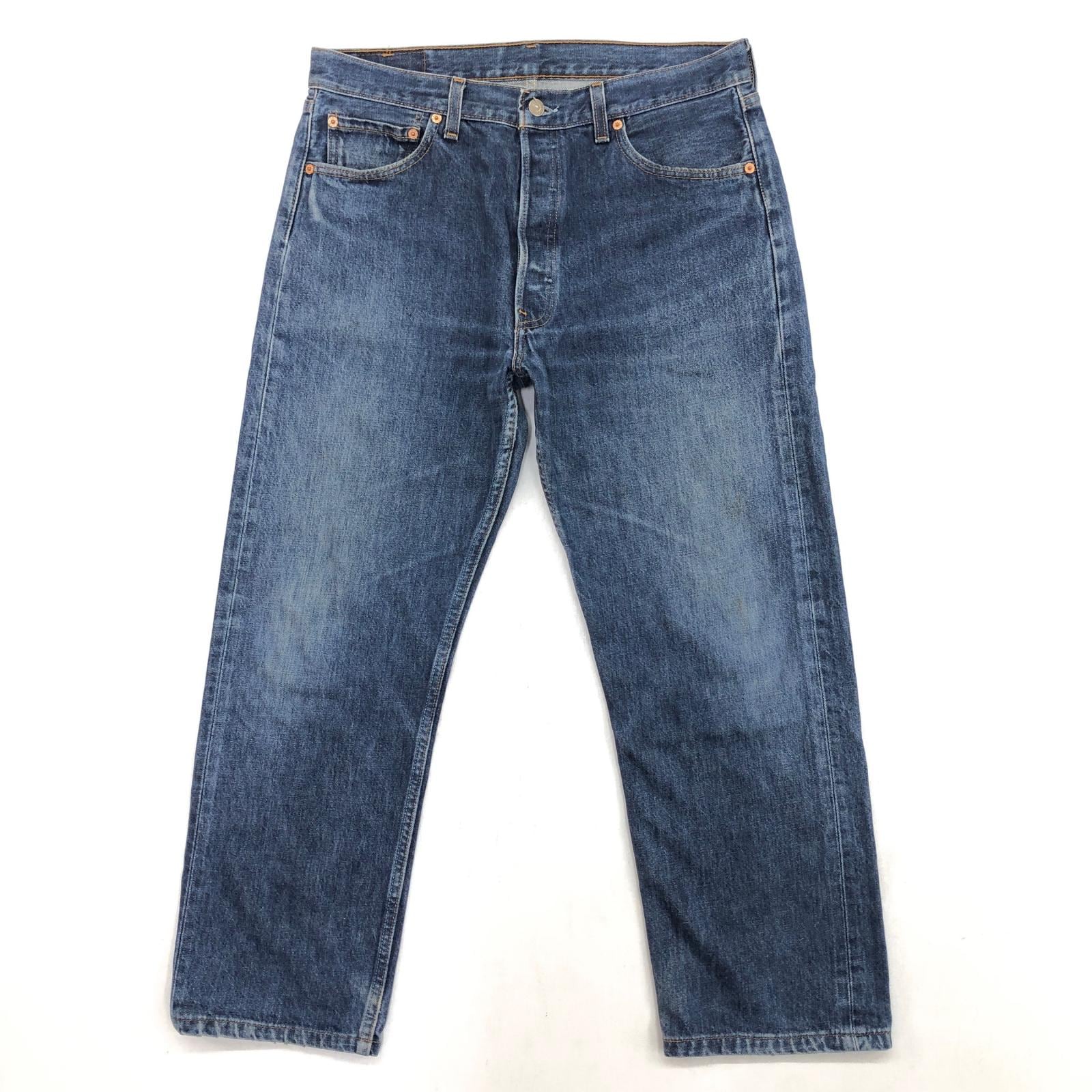 ✨Ssssk✨極美品 USA製 90s LEVI'S 501刻印553 LEVI'S リーバイス 90年代 USA製 501- 0000 ボタン裏 刻印 553 脇割