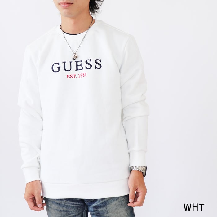 30%OFF GUESS ゲス トレーナー スウェット 刺繍ロゴ MJ4K8457K | UPPER