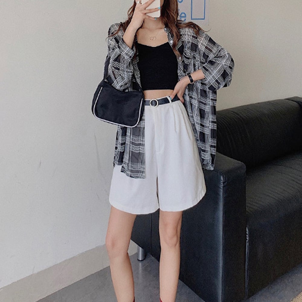 チェック シアー シャツ レディース 長袖 トップス 春夏 羽織り きれいめ 大人 かわいい おしゃれ 透け感 カジュアル 大人可愛い 大人女子