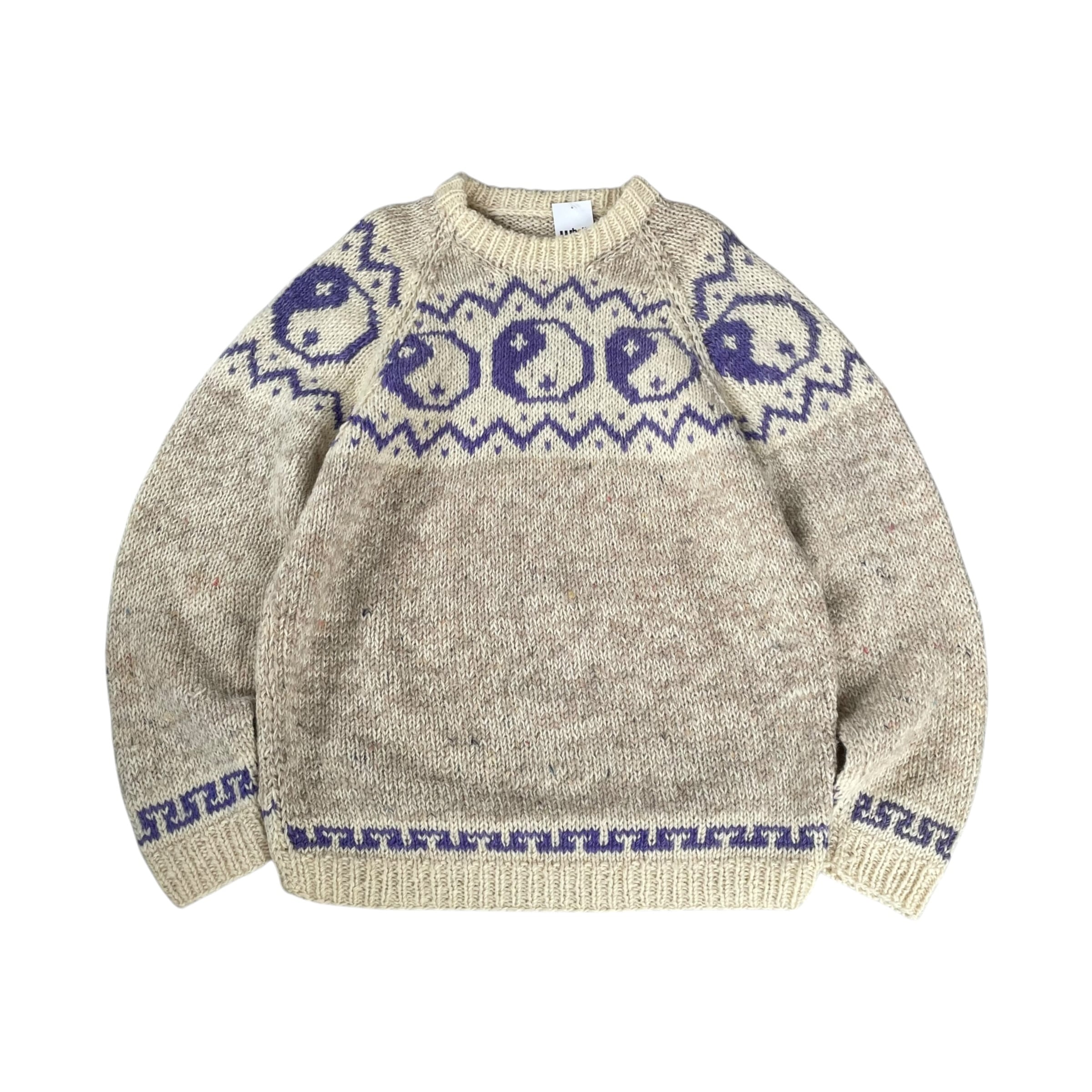 ~90s Unkown "Yin-Yang"Ecuador knit