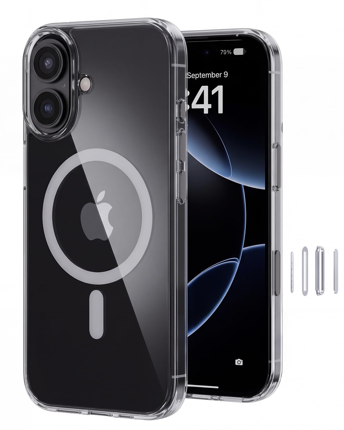 BLBL iPhone 17 用 ケース カメラボタン付き MagSafe対応 黄変防止 あいふおん17用
