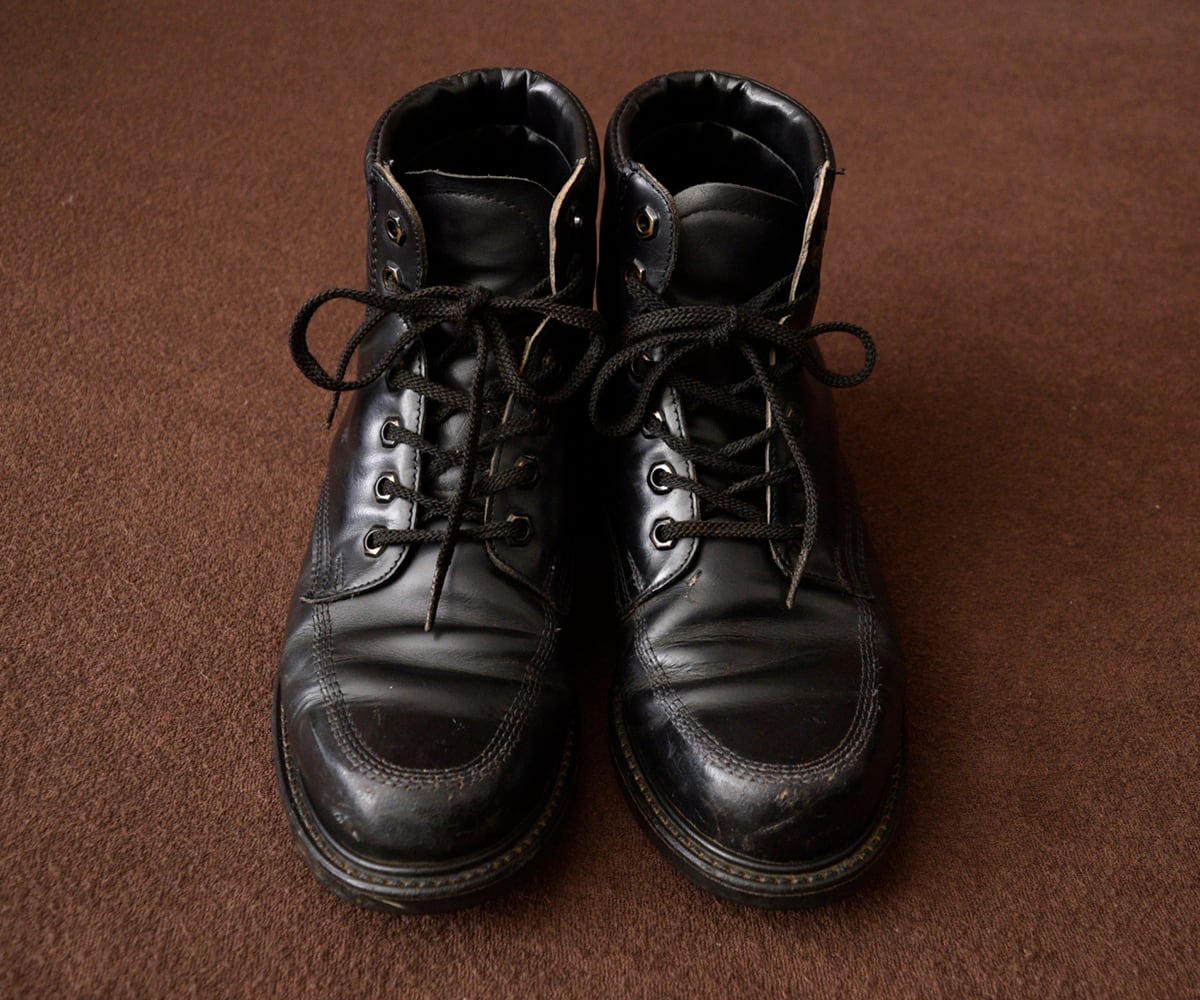 【70s】Knapp Shoe　レースアップブーツ 70s KNAPP WORK BOOTS 7.5D | SECOND TIME GLORY | ヴィンテージレザー