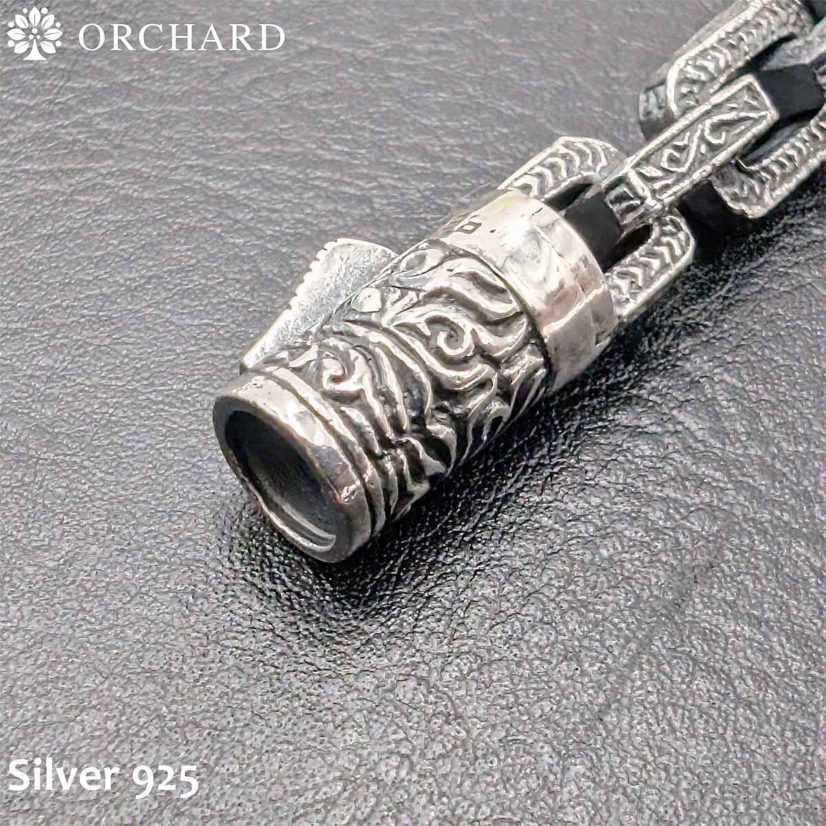 シルバー925 Silver925 クアッドチェーン ブレスレット 20cm メンズ