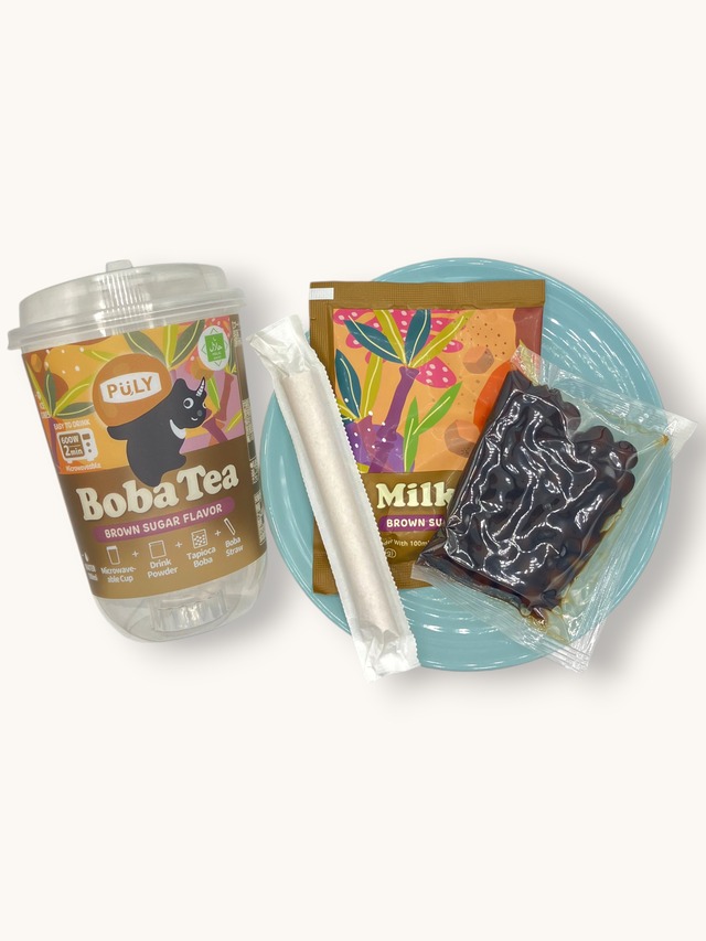 タピオカドリンクキット黒糖（即食黑糖珍珠奶茶）85g