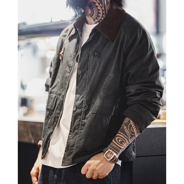 Vintage Crumply Retro Jacket【G1086】