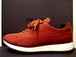 美品◆PRADA プラダ PRAX TRAINER トレーナー テスートナイロン ローカット レースアップ スニーカー 赤紫 7.5◆ ヘビロテ確実の定番モデル