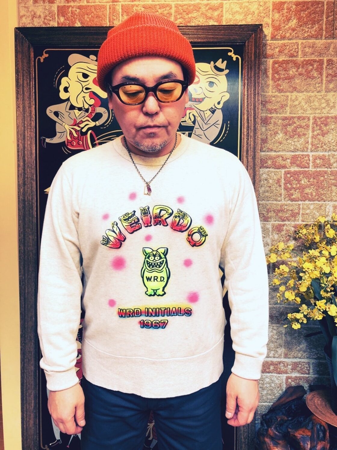 WEIRDO】ウィアード INITIALS - SWEAT イニシャルスウェット 