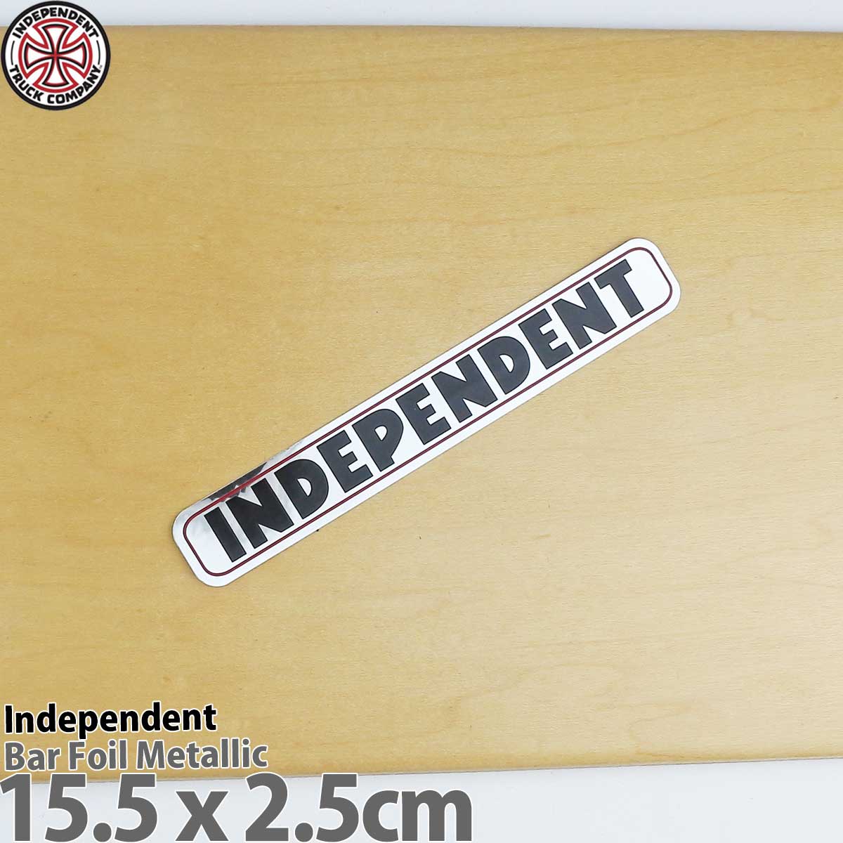 インディペンデント INDEPENDENT 特大 バーステッカー 90cm送料込 インディペンデント スケボー ステッカー バーフォイルメタリック