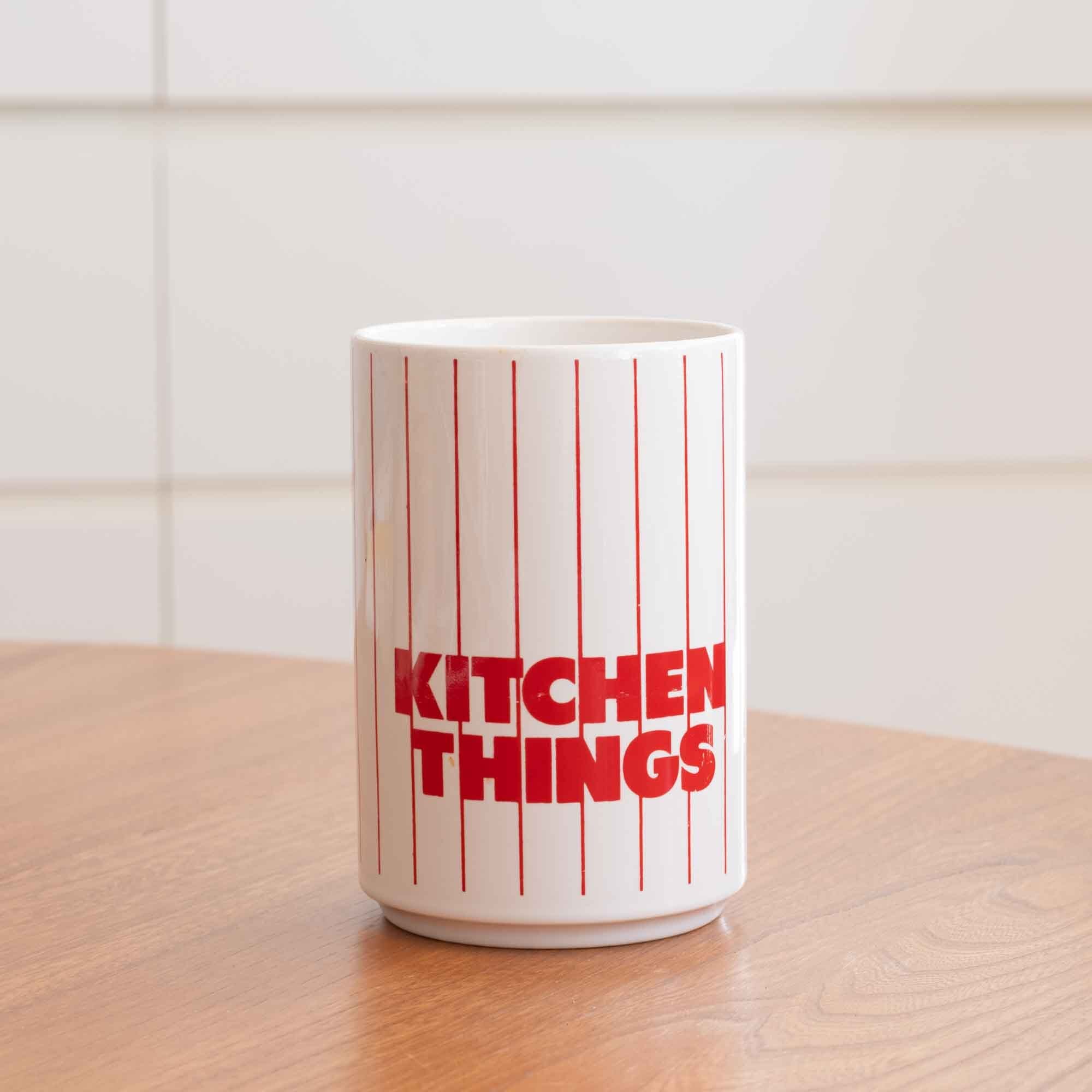 英国　ホーンジー（HORNSEA）Retro Red Stripe シリーズ　キッチンツールたて