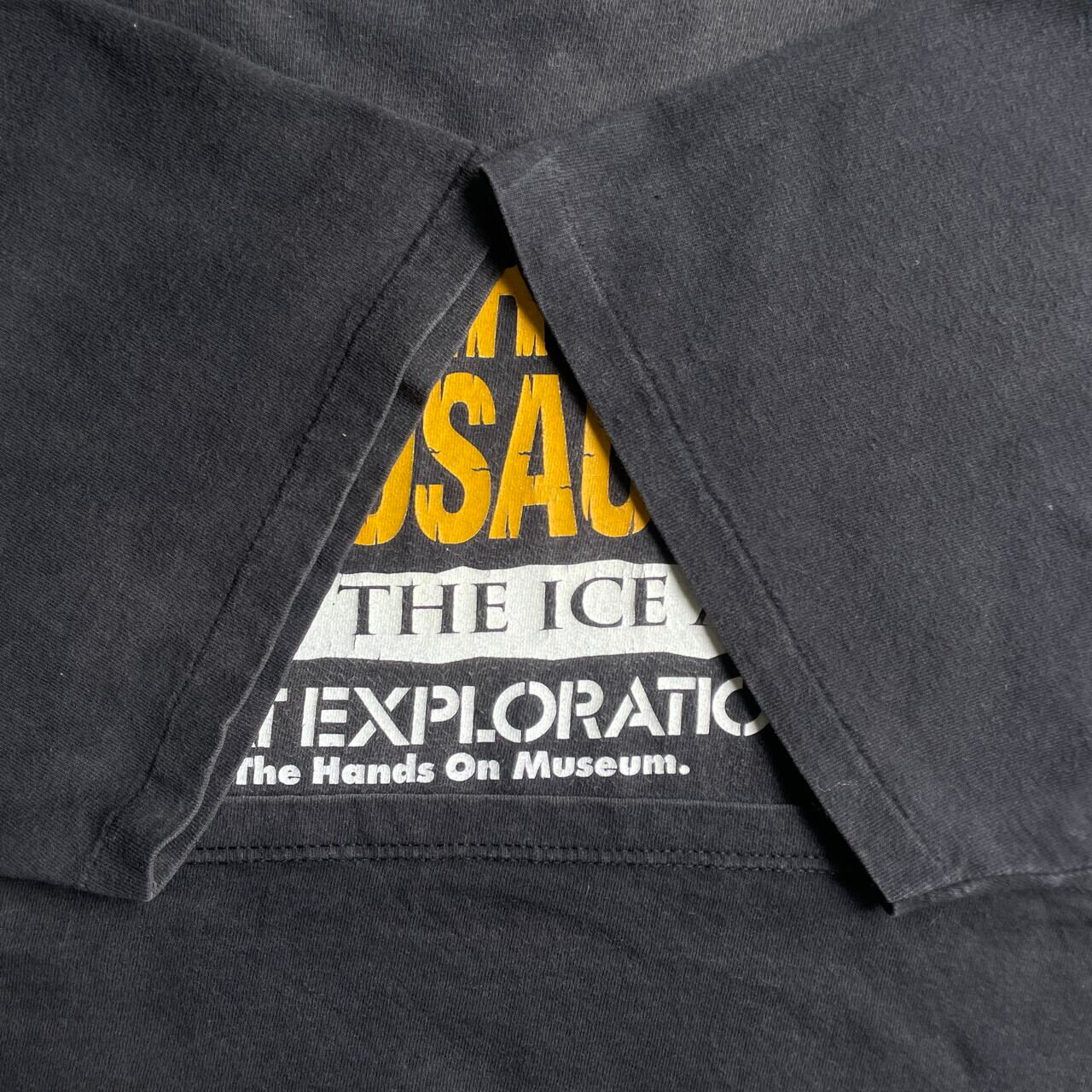 90年代 USA製 サーベルタイガー アート プリントTシャツ メンズXL 古着