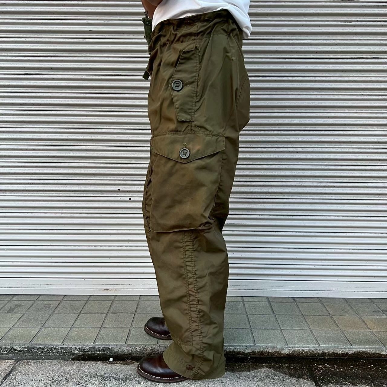 60s カナダ軍 実物 オーバーパンツ ウィンドプルーフ W108cm XL