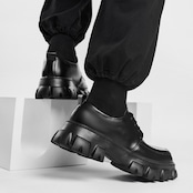 -6cmUP- Leather low boots［ブーツの2倍盛れる］