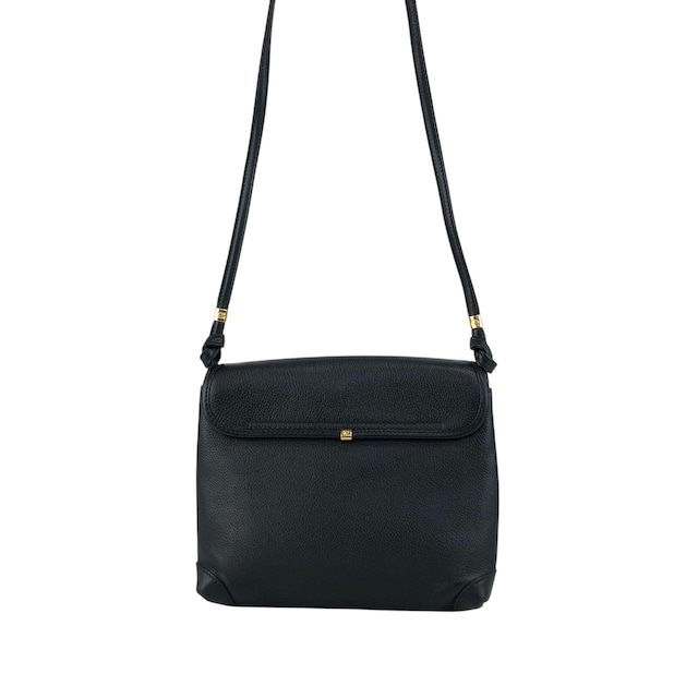 GUCCI グッチ ショルダーバッグ ブラック GG レザー vintage ヴィンテージ オールド irwn5s