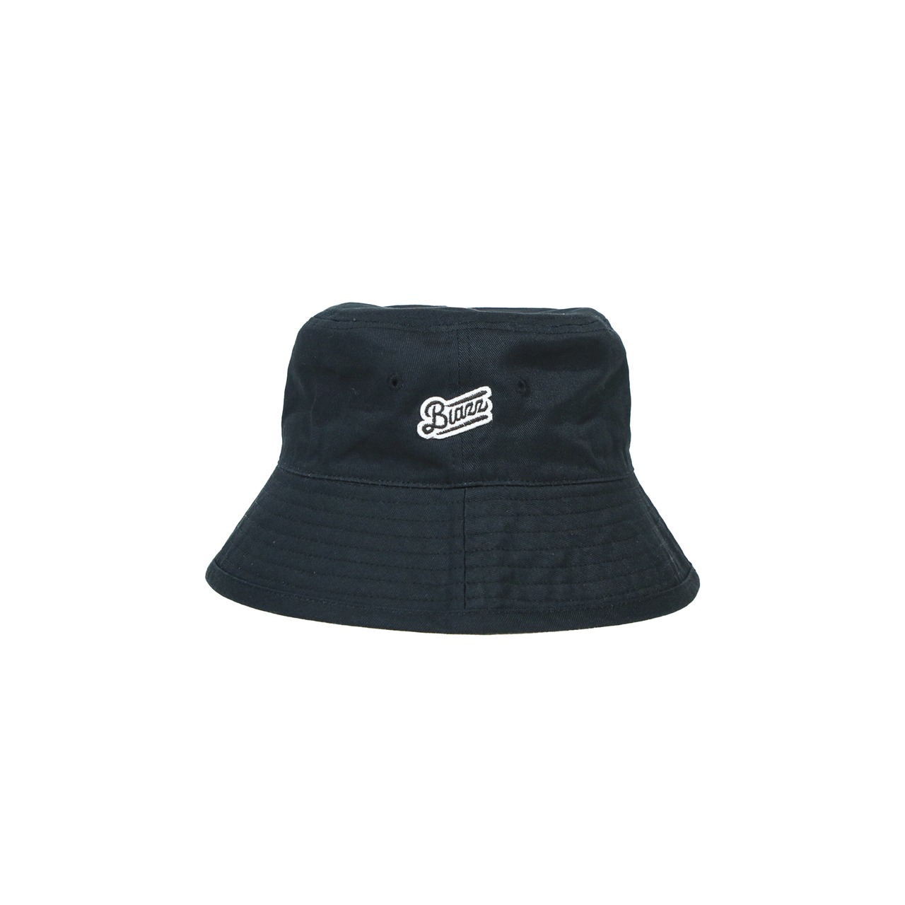 LOGO PATCH Organic Cotton Bucket Hat [BLACK]