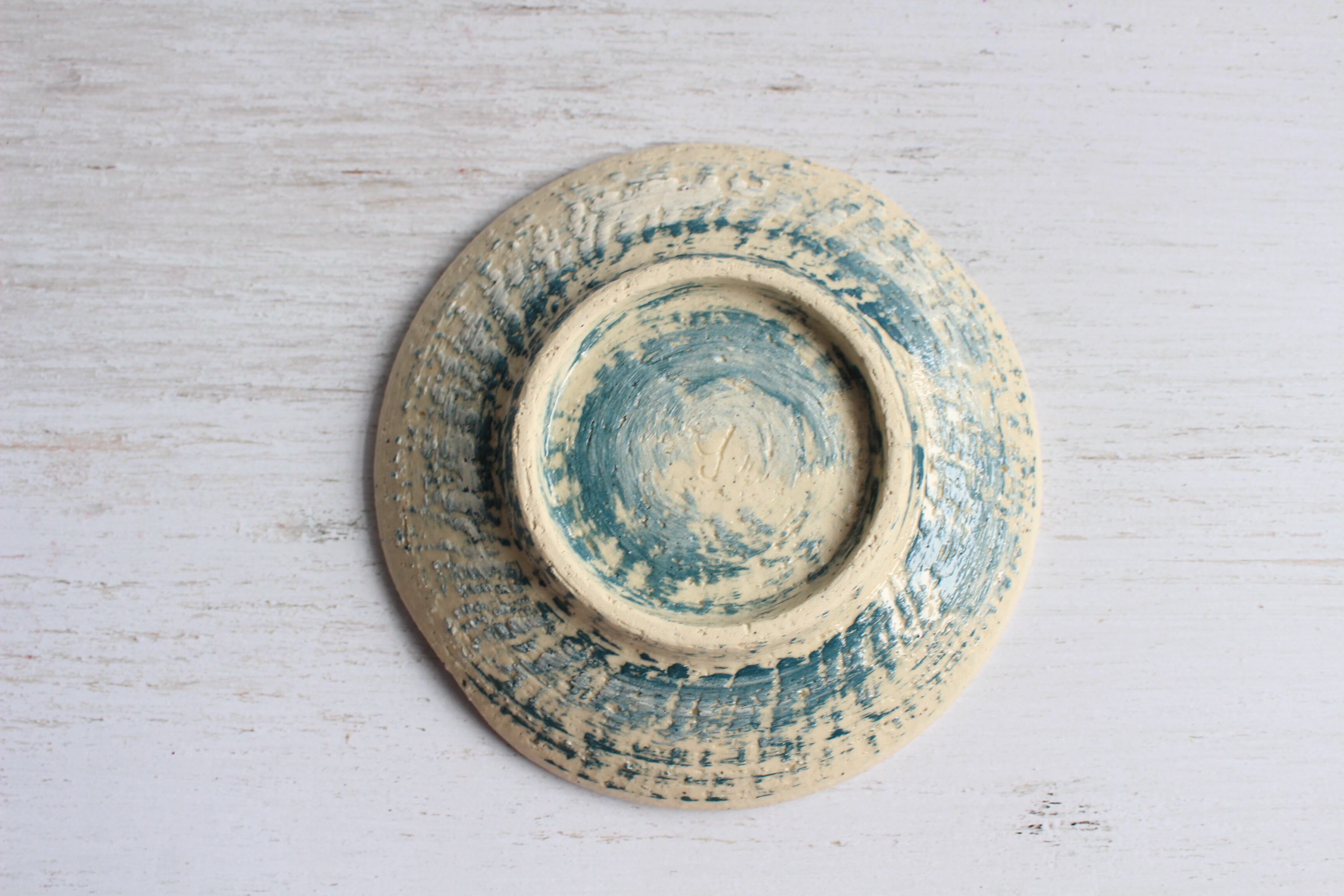 ゆらぎの皿 -Peacock-