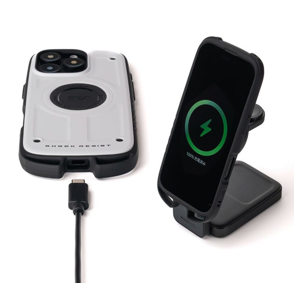 ROOT CO. [iPhone17Pro専用]GRAVITY Shock Resist Case Rugged