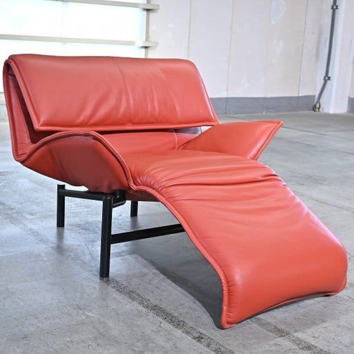 Cassina 80万「123/VERANDA/ヴェランダ」シングルソファb 本革 ヴィコ 