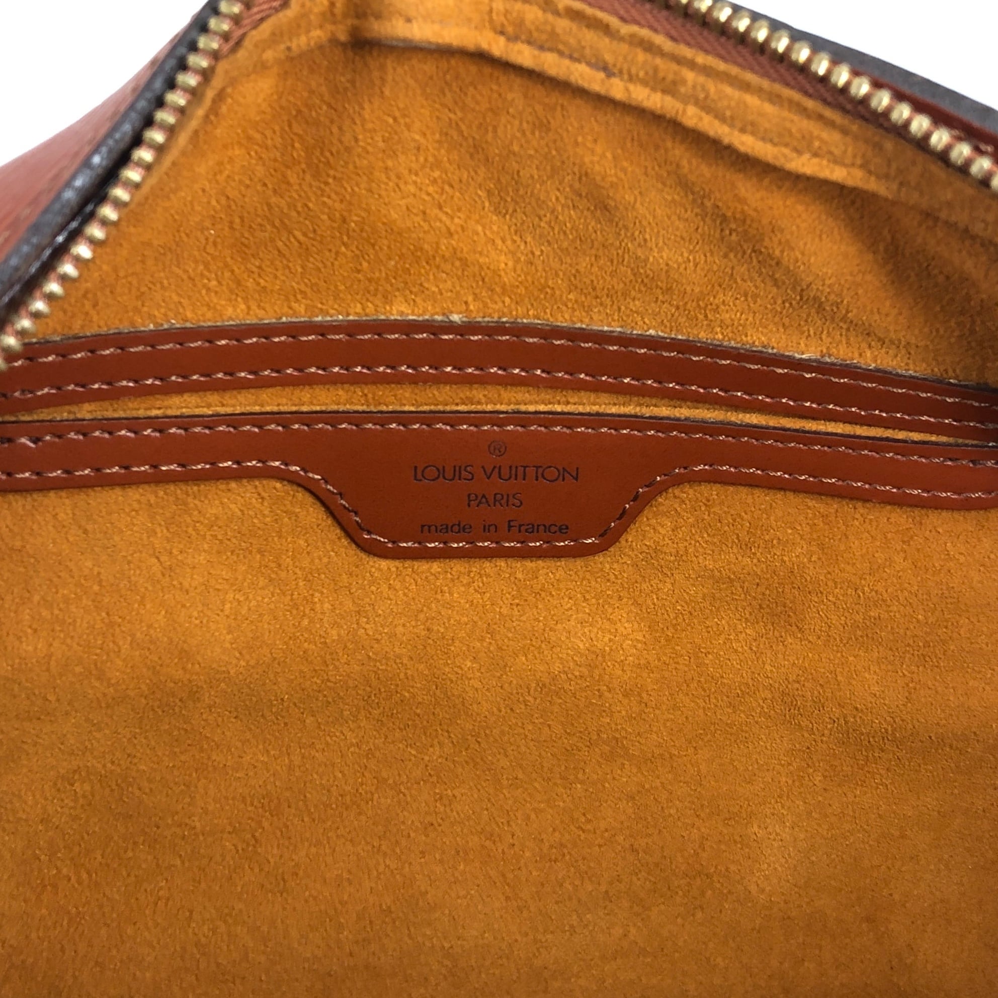 LOUIS VUITTON ルイヴィトン エピ ハンドバッグ ブラウン レザー