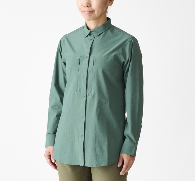 AXESQUIN アクシーズクイン 女性用 W's AW Ventilation Shirt  WOMEN's 長袖シャツ