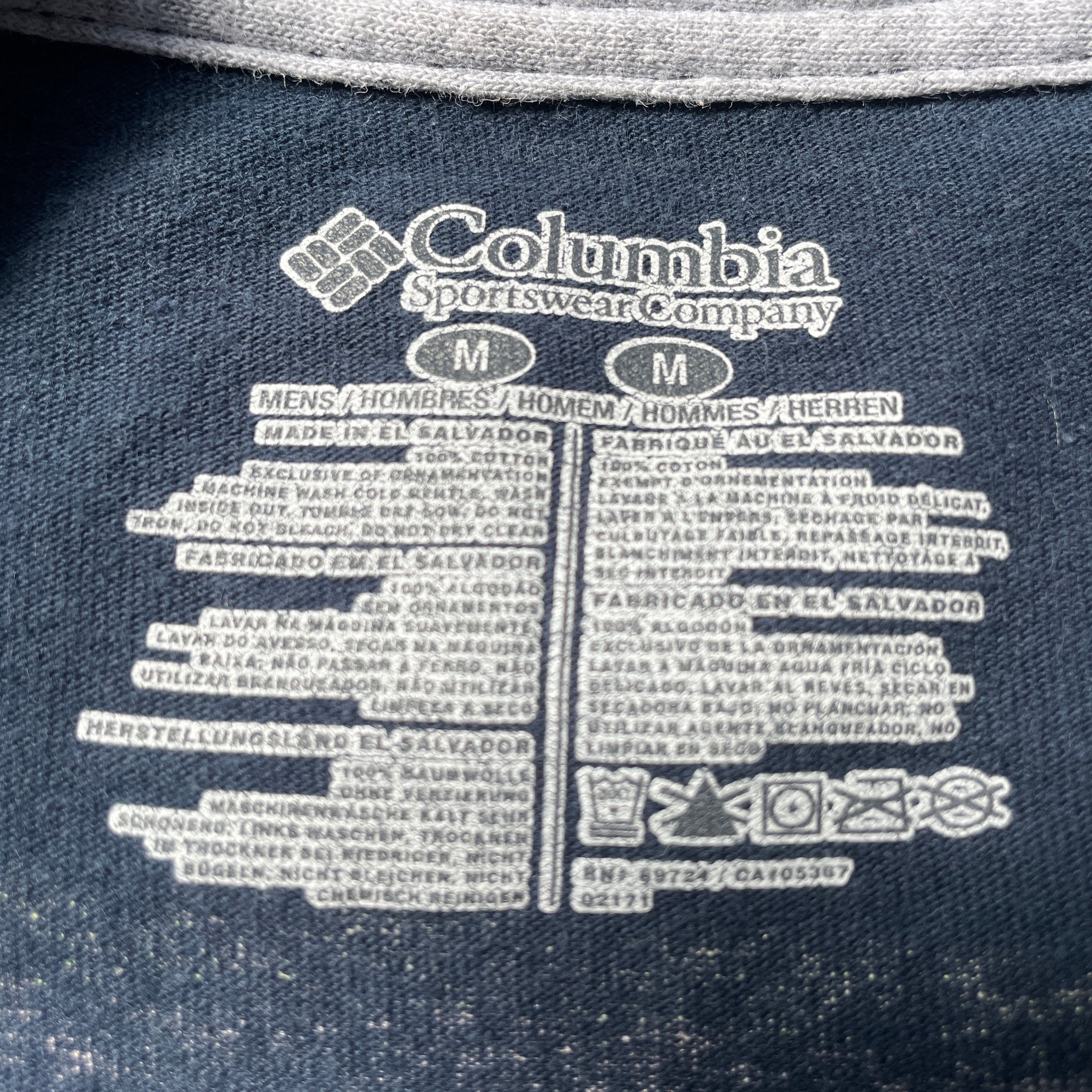 Columbia コロンビア PFG 胸ロゴ バックプリント ロングTシャツ メンズ