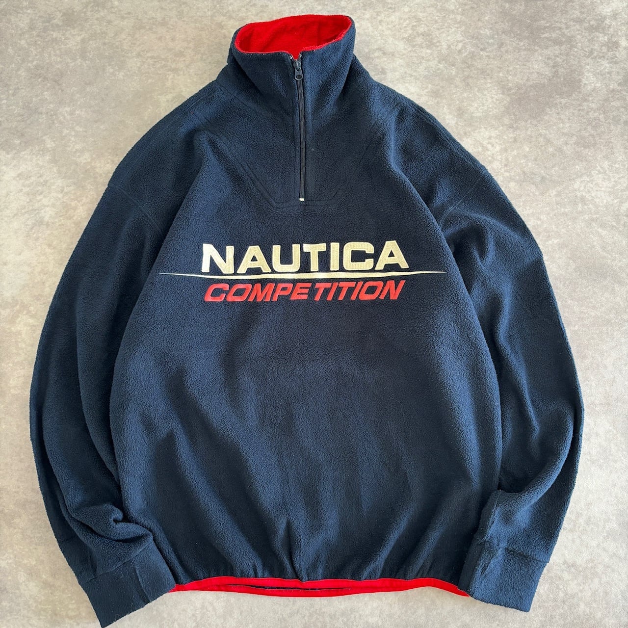 90s USA製 NAUTICA COMPETITION フリース ハーフジップ 古着 | DIZ 