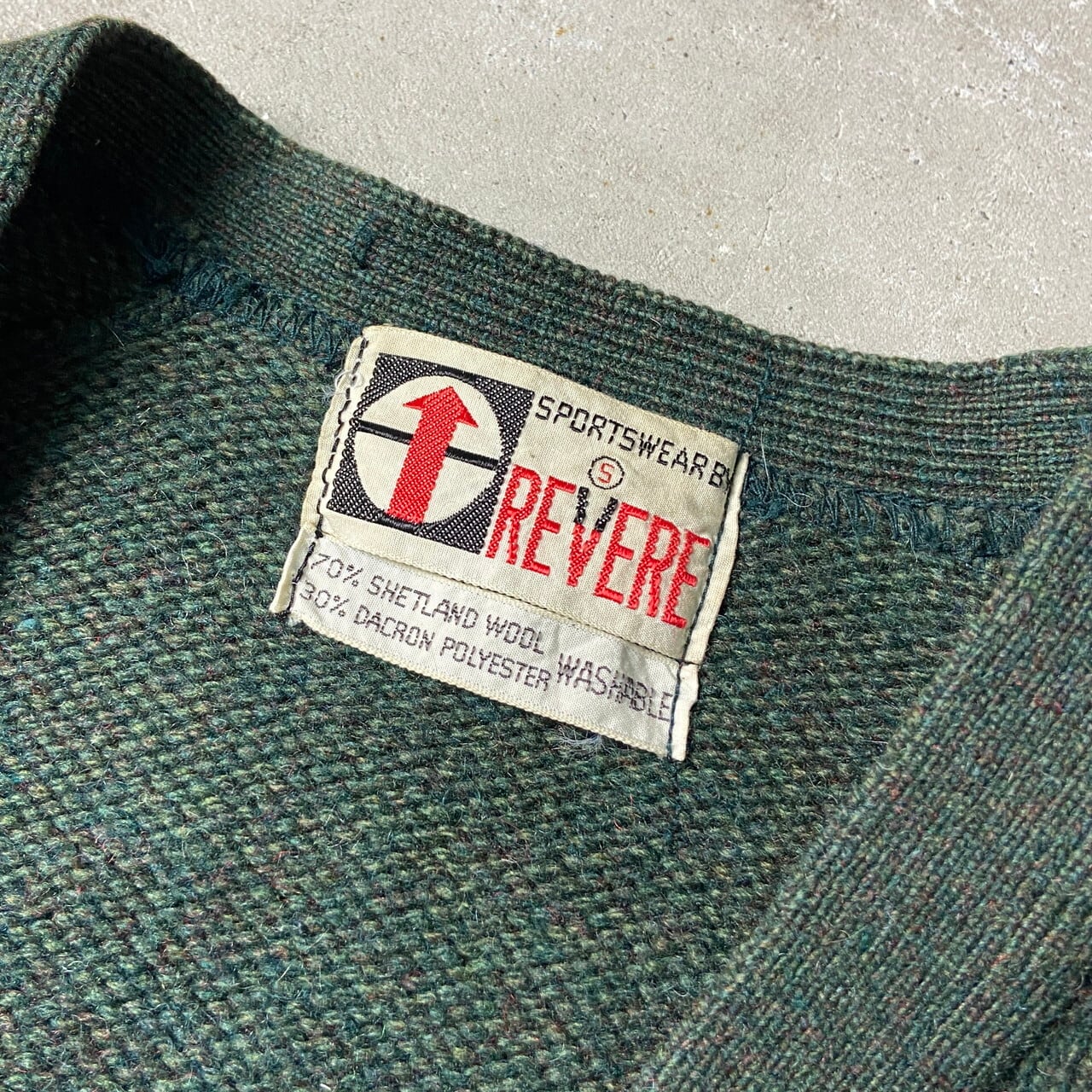 新作コレクション・発売中*送料無料 L/古着 REVERE 長袖 ニット