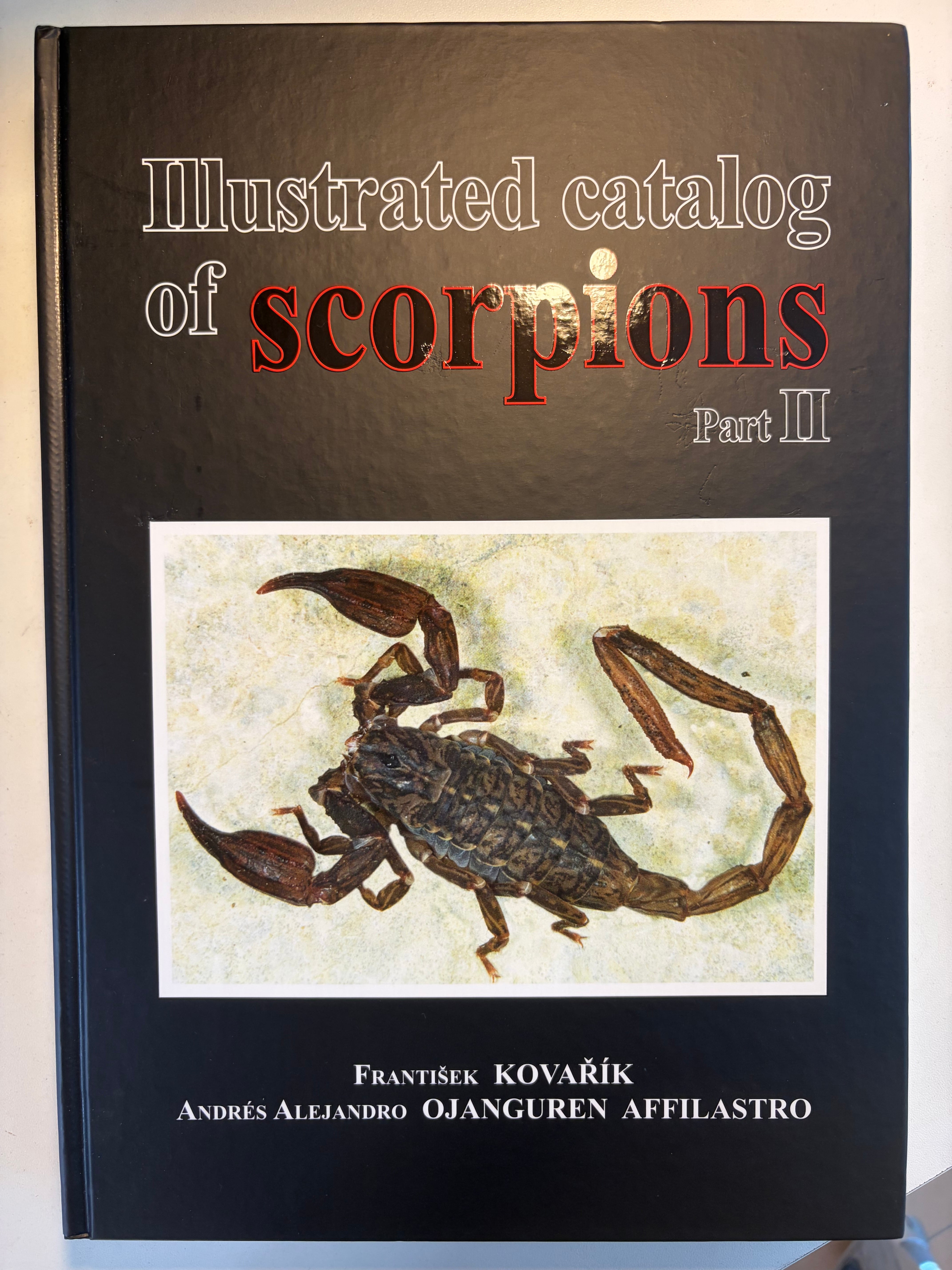 最高傑作】サソリの図鑑 標本 洋書 Illustrated catalog of scorpions