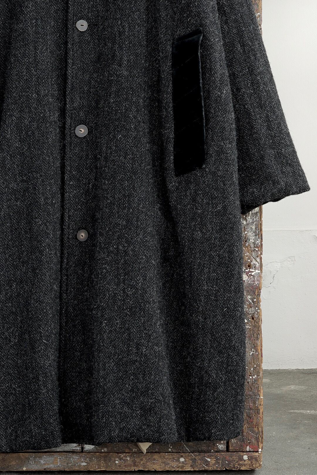 CHEZ VIDALENC - COAT BOBI HARRIS TWEED (KOL) | Brownie